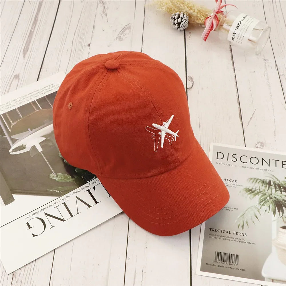 Cap Airplane Embroidery Snapback Hats unisex Fashion