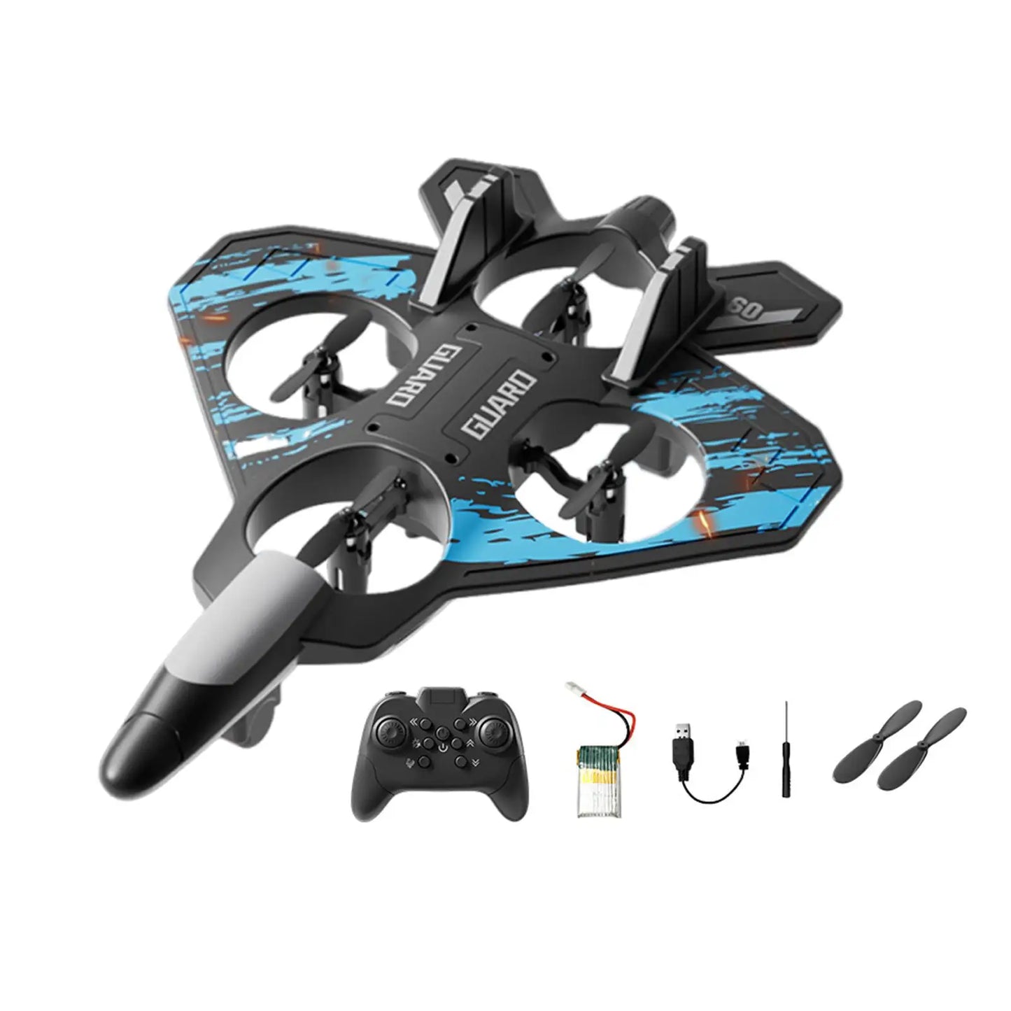 Foam Remote Control Airplane Stunt Roll Lightweight Gifts for Kids Boys Waterproof with Colorful Lights 6 Channels EVA Aircraft