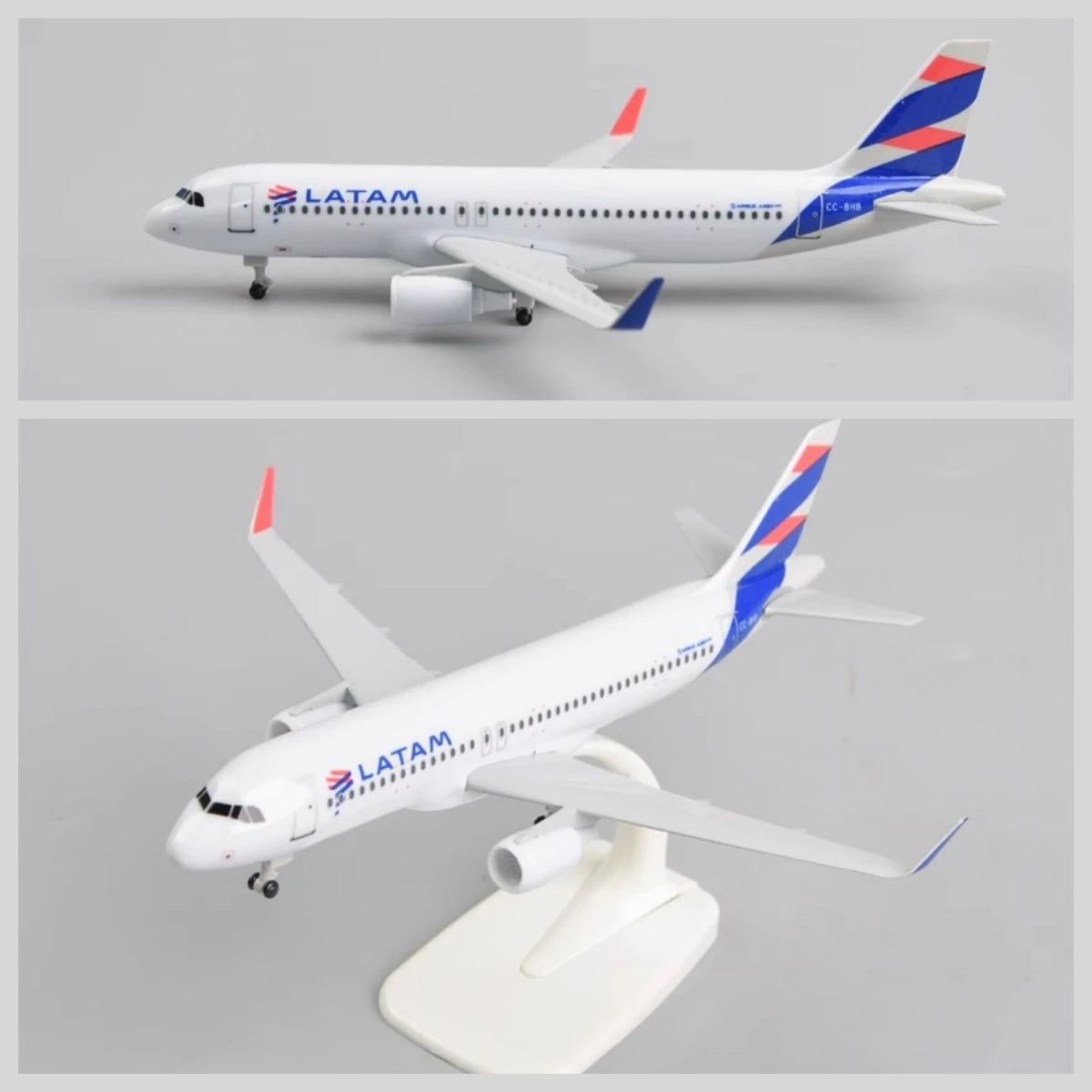 A320 Latam Airlines Chile Aircraft 20cm Metal Alloy With Landing Gears