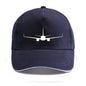 Boeing 737-800 Plane Print High-quality Hat Casual Unisex