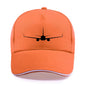 Boeing 737-800 Plane Print High-quality Hat Casual Unisex
