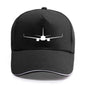 Boeing 737-800 Plane Print High-quality Hat Casual Unisex