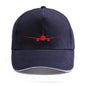 Boeing 737-800 Plane Print High-quality Hat Casual Unisex