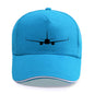 Boeing 737-800 Plane Print High-quality Hat Casual Unisex