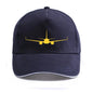 Boeing 737-800 Plane Print High-quality Hat Casual Unisex