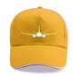 Boeing 737-800 Plane Print High-quality Hat Casual Unisex