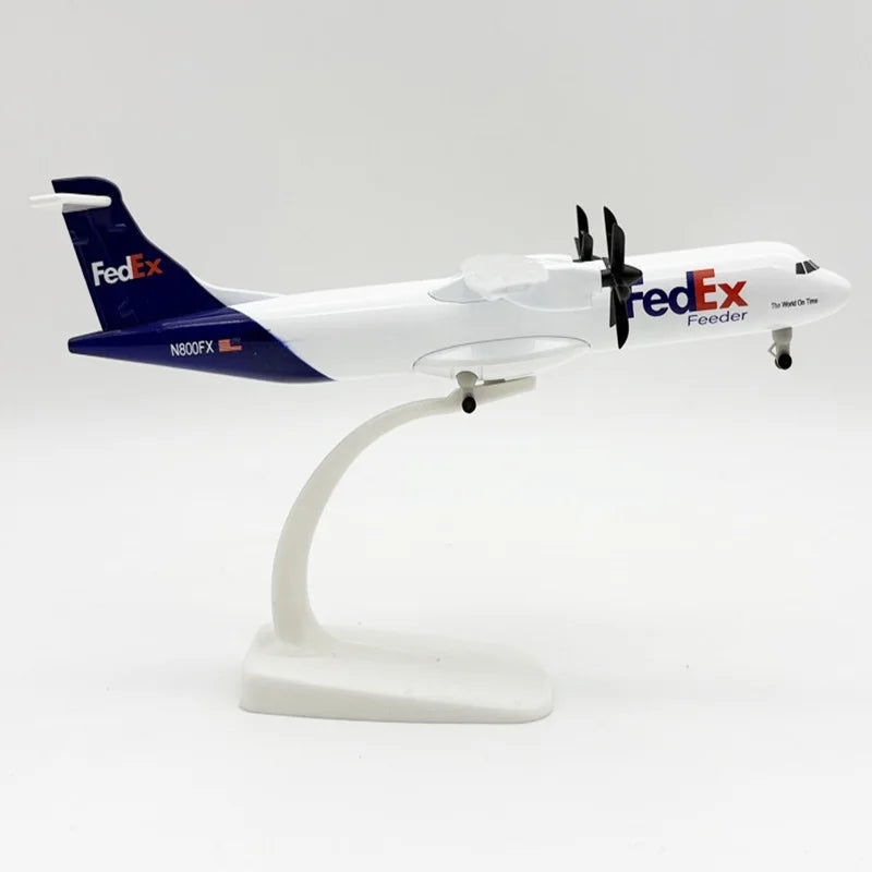 ATR Federal Aviation 20cm Alloy Metal Aircraft Model Toy with Landing Gear