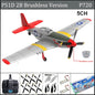 RC Plane 5CH 3D/6G Fixed-wing RC Airplane 2.4GHz P51D Mustang RTF for Adults Beginners Easy to Fly