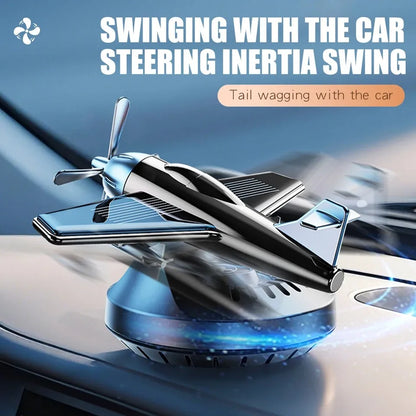 Car Indoor Air Freshener Helicopter Aromatherapy Perfume Solar Aircraft 360 Degree Rotating