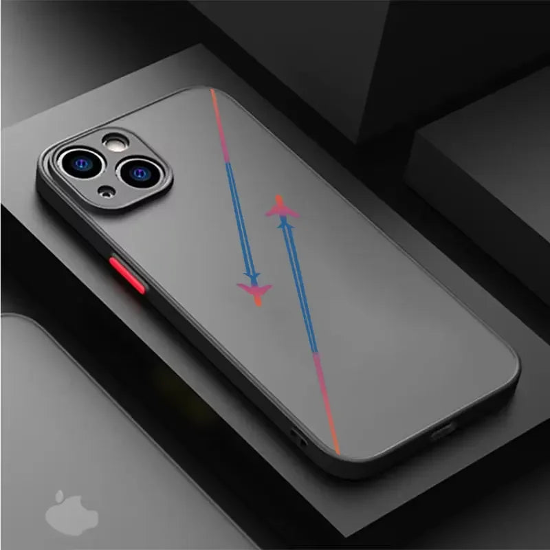 Travel-Inspired Airplane Route Design Phone Case For iPhone 16 15 14 13 12 11 Mini Pro Max X XR XSMax 7 8 6 6s Plus Matte Clear
