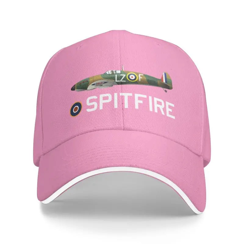 Custom Super marine RAF Spitfire Baseball Cap Unisex Adjustable