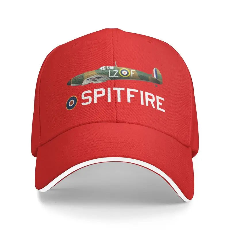 Custom Super marine RAF Spitfire Baseball Cap Unisex Adjustable