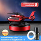 Car Solar Air Freshener Airplane Solar Helicopter Interior Accessories