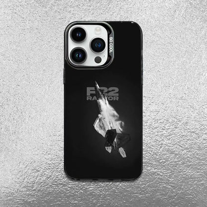 Fighter Plane Poster F-22 raptor Phone Case For iPhone