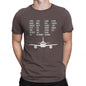 Aviation Lover Phonetic Bet irt Airplane Pilot Gift Cusizable Design Hand-Painted T-shirt for Men And Women