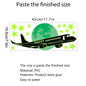 Night Sky Plane Stars Luminous Stickers Wall Stickers PVC Wallpaper