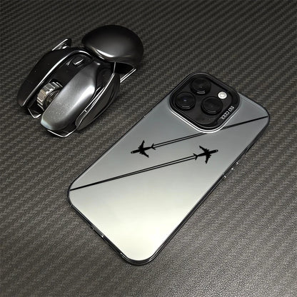 Airplane Route Design Hard Cover For iPhone 15 16 Pro Max 14 13 12 11 16E XS XR 7 8 Plus SE 2020 Matte Shockproof Phone Case
