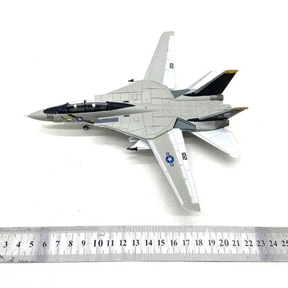 JASON TUTU 1/100 Scale USA F-14 Tomcat fighter Alloy Model Diecast Military Missile bomber