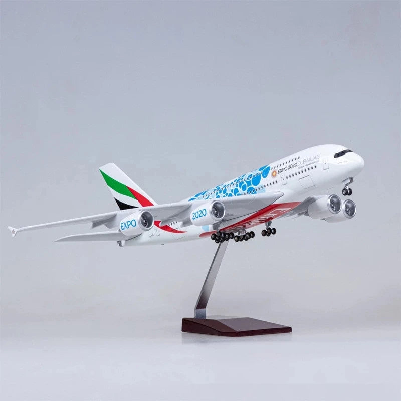 46cm Model Plane 1:160 Scale Emirates Aviation Expo 2020 Dubai