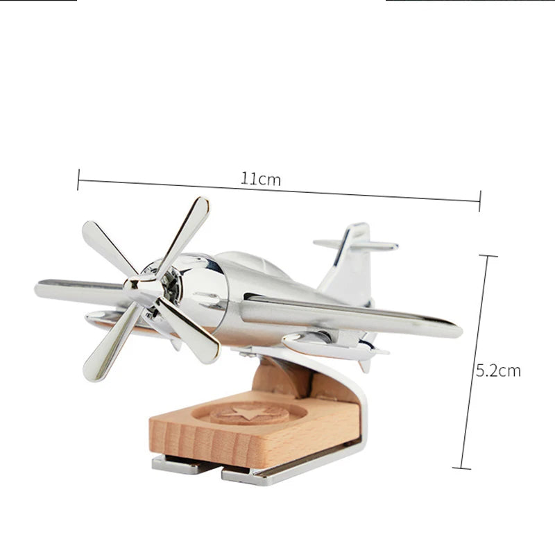 Car interior accessories solar airplane model center console decoration air freshener