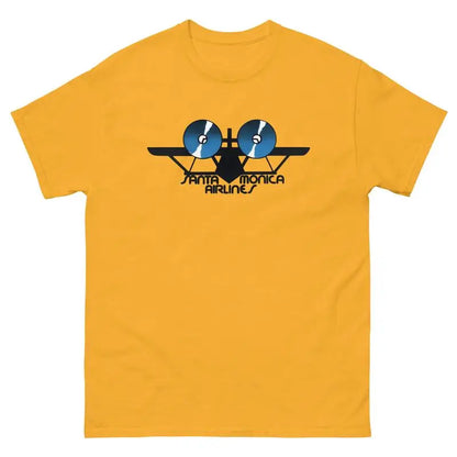 Santa Monica Airlines Skateboards Retro Aircraft Airplane Skate T Shirt Design
