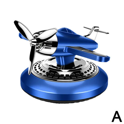 Car Air Freshener Solar Aircraft Decoration Mini Car Perfume Air Freshener Fragrance