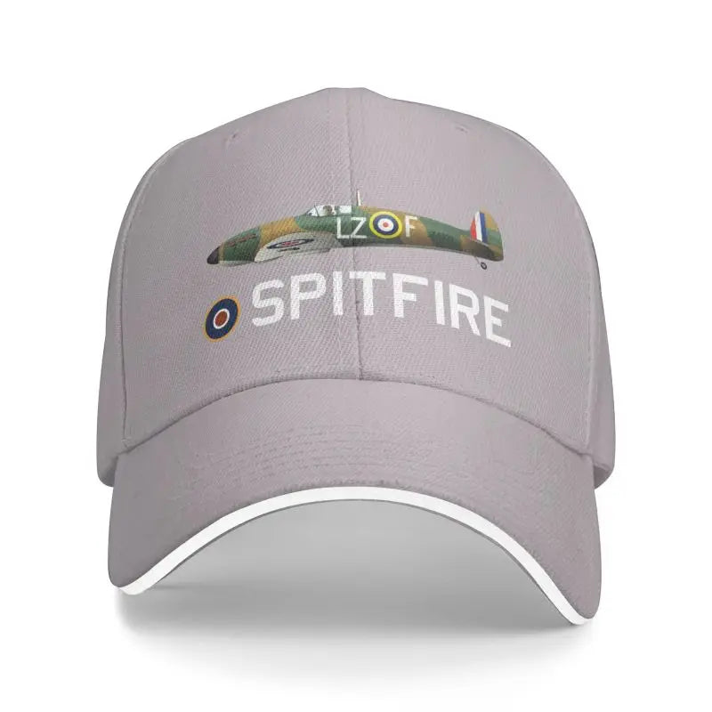 Custom Super marine RAF Spitfire Baseball Cap Unisex Adjustable