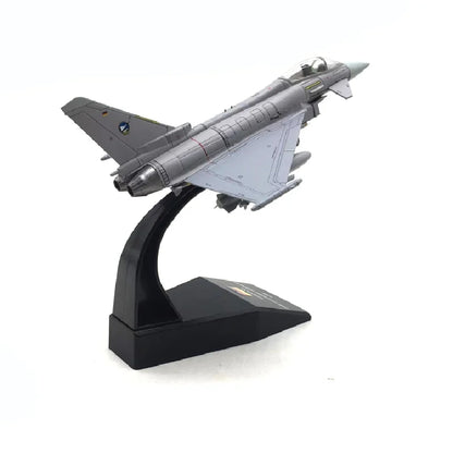 Die Cast Alloy Aircraft Model 1/100 European Typhoon Ef2000 Simulation Alloy Fighter Aircraft Model Indoor Collection Gift
