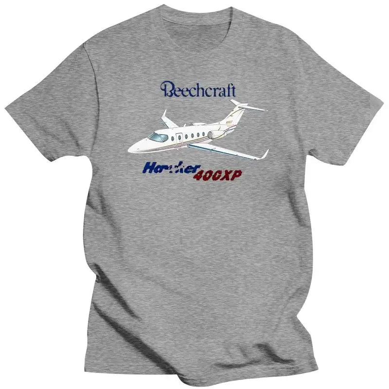 Hot sale Fashion Beechcraft Hawker 400XP Airplane T-shirt