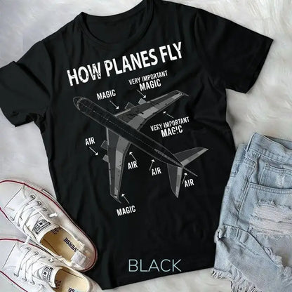 Funny Aviation Airplane Gift Pilot T Shirt Unisex T shirt