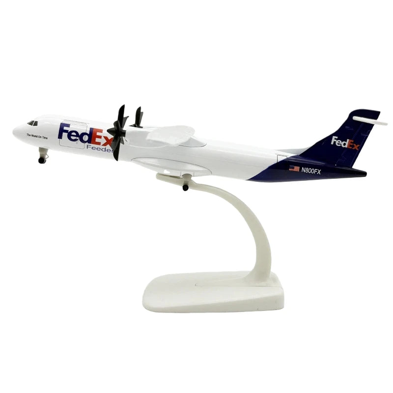ATR Federal Aviation 20cm Alloy Metal Aircraft Model Toy with Landing Gear