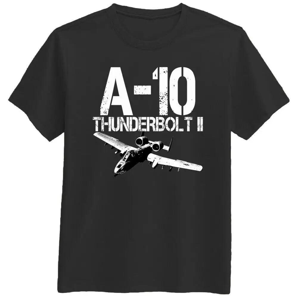 A 10 Army Military aircraft Airplane Thunderbolt Flying Summer T Shirt New