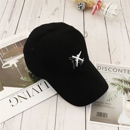 Cap Airplane Embroidery Snapback Hats unisex Fashion