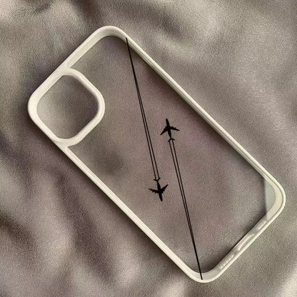 Airplane Route Design Phone Case For Samsung Galaxy A06 Case A16 S25 S24 S23 S22 Ultra S24 FE A54 A35 A15 A55 A52 A34 5G Cover