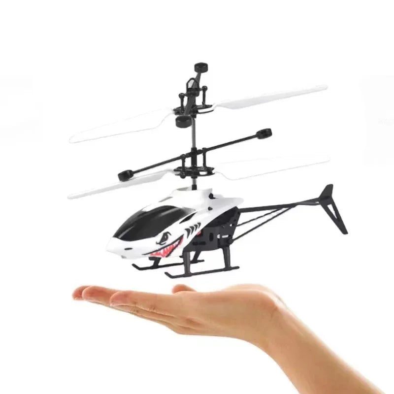 Aircraft Gesture Sensor Control Aircraft Flight Helicopter Luminous Children's Toys