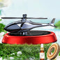 Solar Powered Rotation Helicopter Solar Aromatherapy Car Air Freshener
