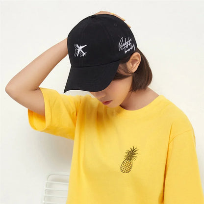 Cap Airplane Embroidery Snapback Hats unisex Fashion