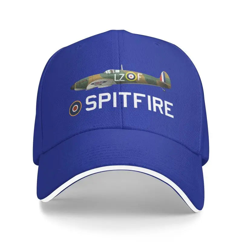 Custom Super marine RAF Spitfire Baseball Cap Unisex Adjustable