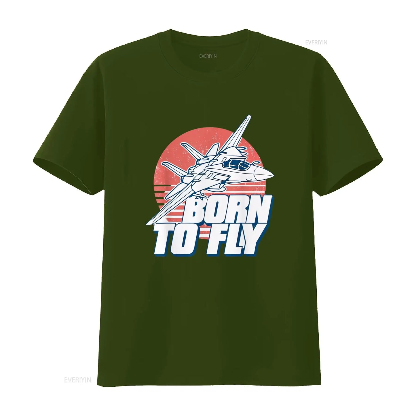 Born to Fly Fighter Jet Plane Kids Boys Airplane T Shirt vintage Washed Soft Casual Breathable Unisex streetwear Comfortable