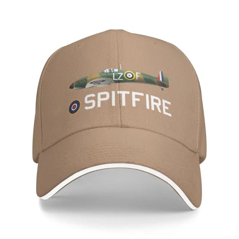 Custom Super marine RAF Spitfire Baseball Cap Unisex Adjustable