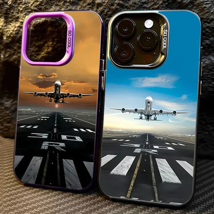 Super airplane Festival Dazzling Shockproof phone Case for iPhone 17 16 15 Pro Max Air 16E 14 13 12 11 XS X XR 7 8 Plus SE Cover