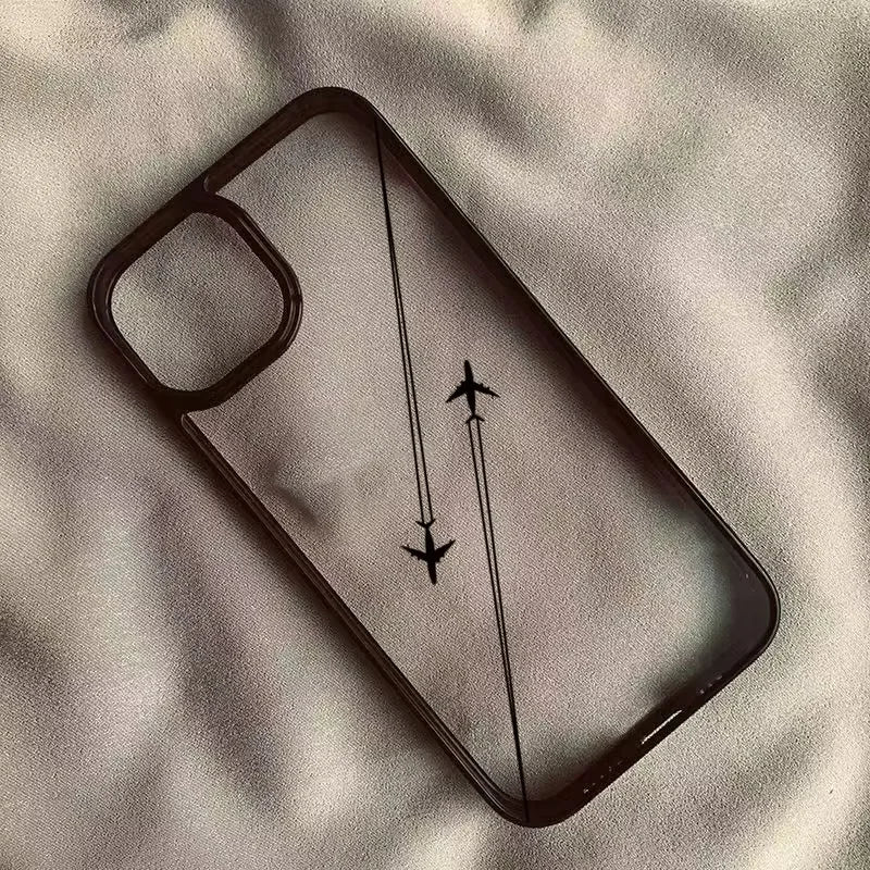 Airplane Route Design Phone Case For Samsung Galaxy A06 Case A16 S25 S24 S23 S22 Ultra S24 FE A54 A35 A15 A55 A52 A34 5G Cover