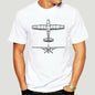 Cessna 172 Airplane Pilot T-shirt Front And Back Tshirt Casual T Shirt