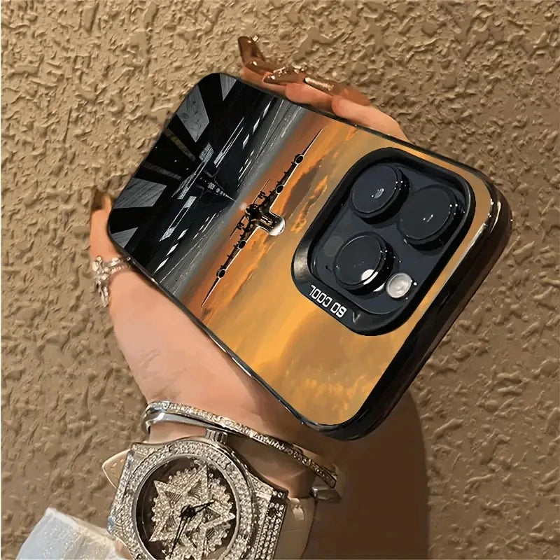 Airplane Case for iPhone 17 16 15 Pro Max Air 16E 14 13 12 11 XS X XR 7 8 Plus SE Cover