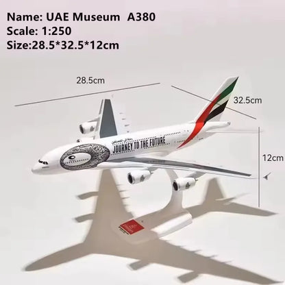 Model Singapore A380/Emirates Wildlife/British /France /Lufthansa Air Airline Aircraft Collection