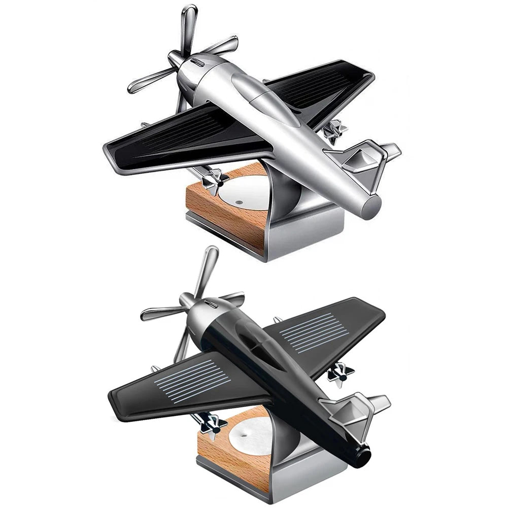 Car interior accessories solar airplane model center console decoration air freshener